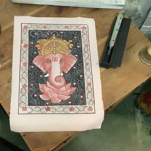 Ganesha Head Painting (#3)