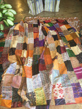 Jaipur Silk Patchwork Quilt