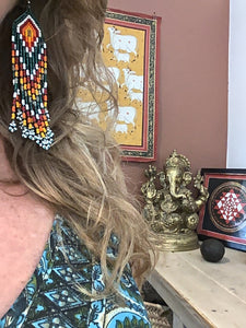 Hand Beaded Earrings