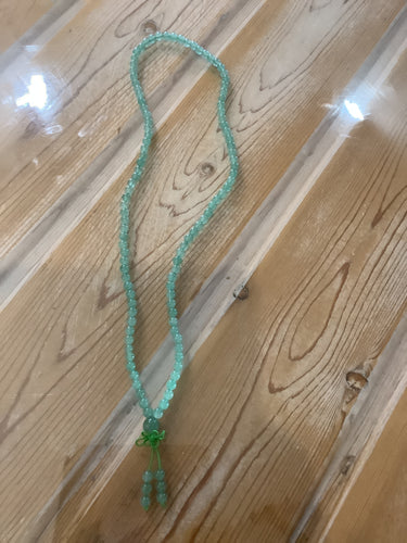Green Flourite Mala Necklace