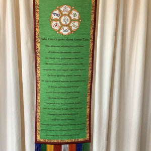 Green Tara Wall Hanging