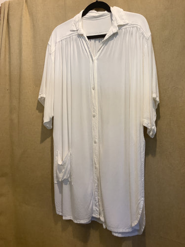 Button Down Tee With Pocket