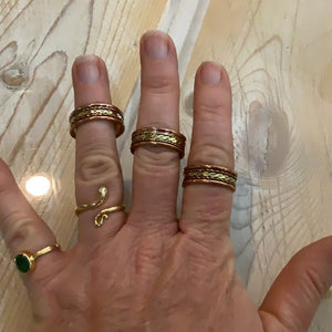 Therapeutic Brass and Copper Rings