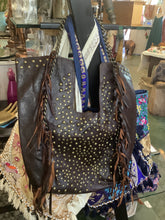 Moroccan Leather Studded Bag