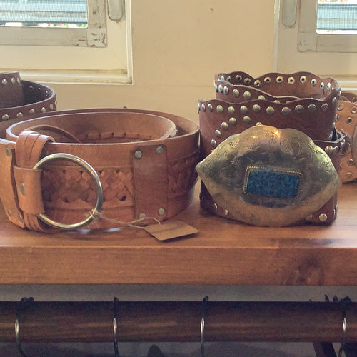 Moroccan Leather Belts