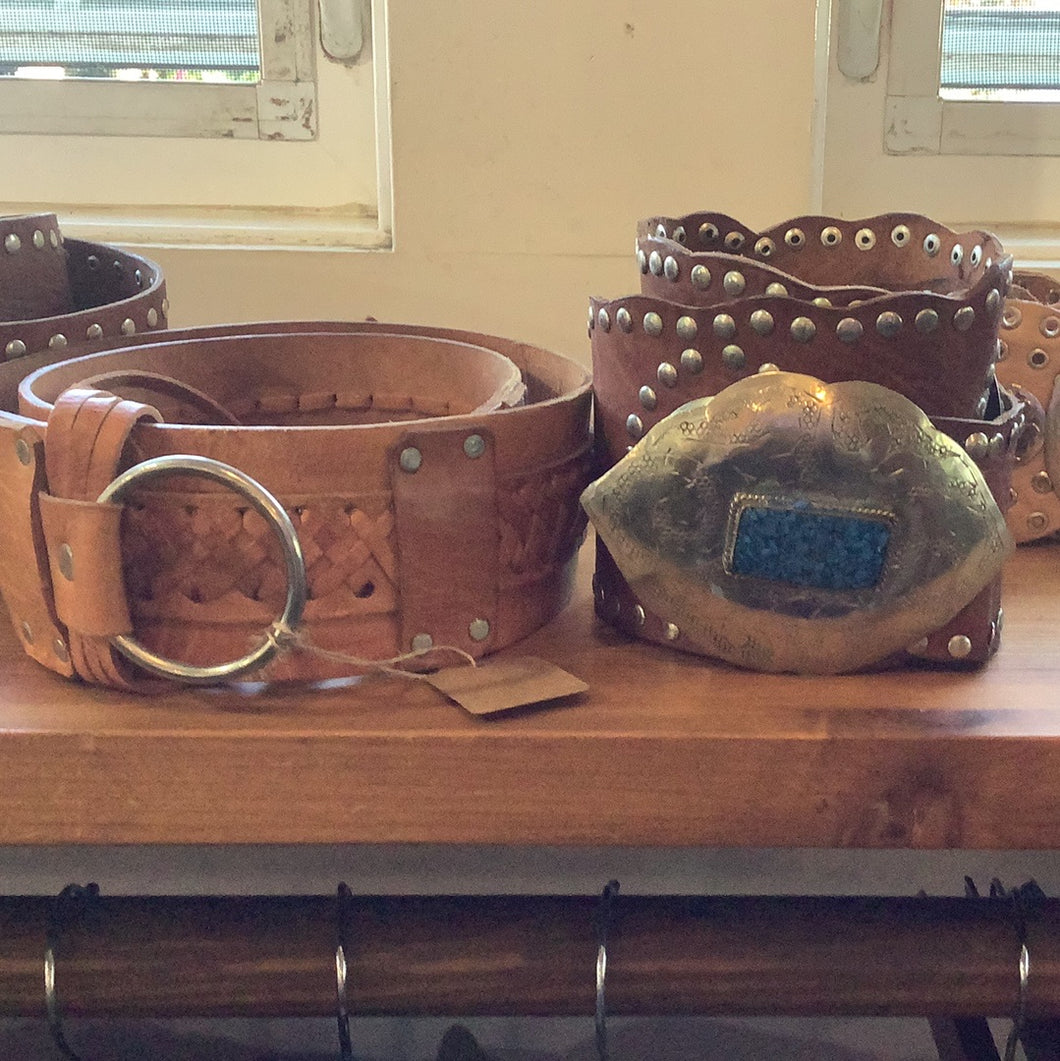 Moroccan Leather Belts
