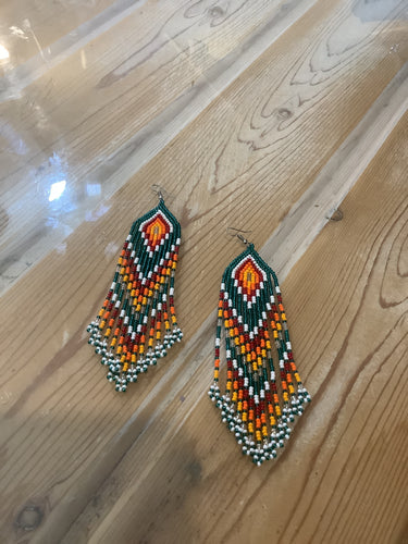 Hand Beaded Earrings