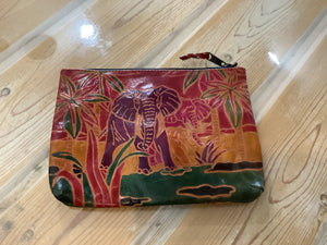 Indian Leather Clutch Purse
