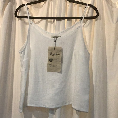 Magic Linen Spaghetti Strap Tank Top