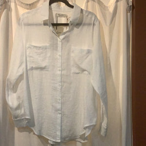 Magic Linen Long Sleeve Button Down