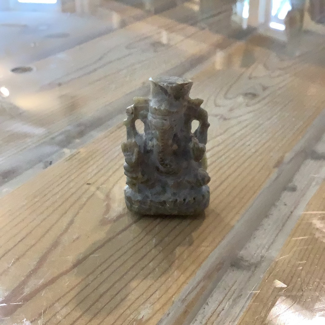 Small Marble Sitting Ganesha Statue