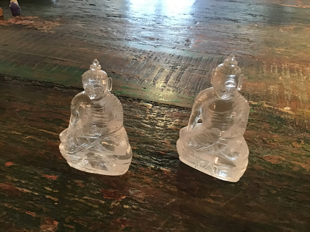 Himalayan Quartz Buddha Statue