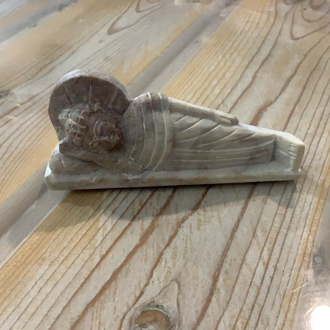 Small Marble Reclining Buddha Statue