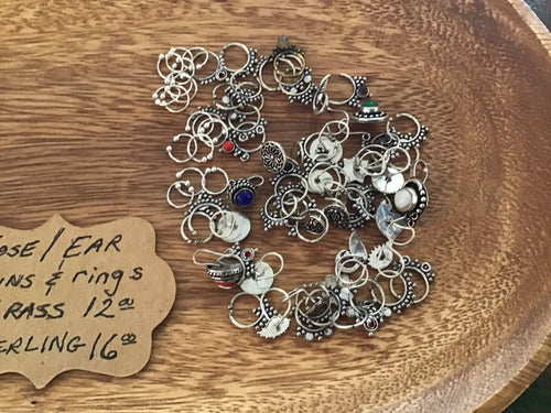 Sterling Nose/Ear Pins