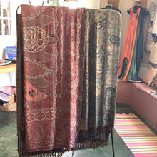 Hand Woven Silk and Wool Blanket