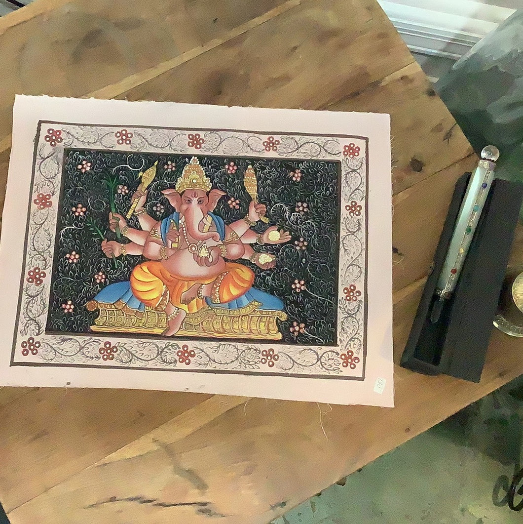 8 Limbed Ganesha Painting (#7)