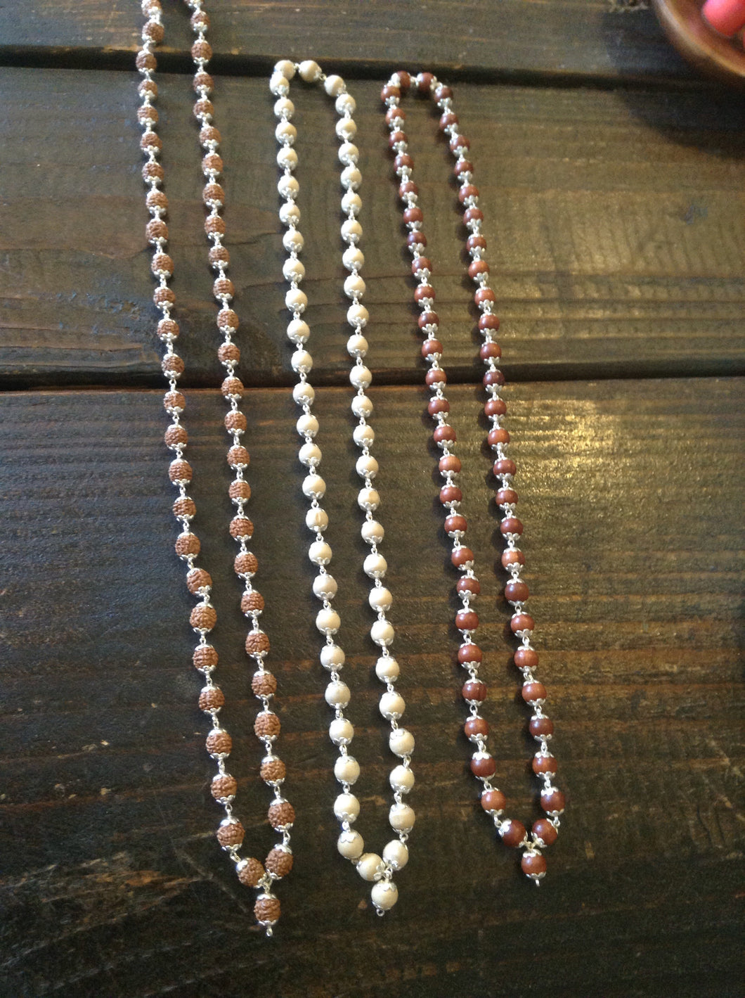 Mala Necklaces with Sterling