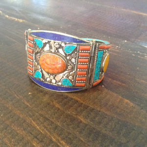 Tibetan Large Cuff Bracelet